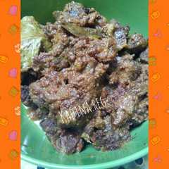 Rendang sapi (bumbu sederhana) রেসিপির প্রধান ছবি