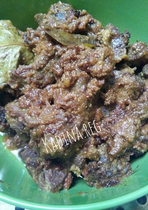 Foto resep Rendang sapi (bumbu sederhana)