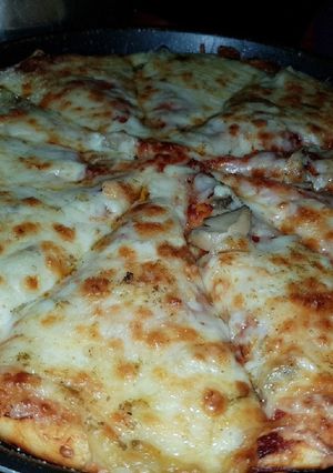 صورة لوصفة بيتزا باربيكيو الدجاج 🍕