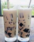 Sương sáo sữa tươi mật ong nước cốt dừa