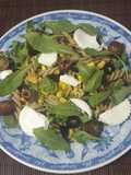 Ensalada de pasta, rúcula y anchoas