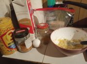 Una foto de hot cakes de harina de chia