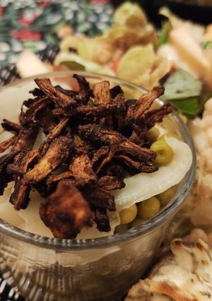 Une photo de (⭐)Effiloché de champignons