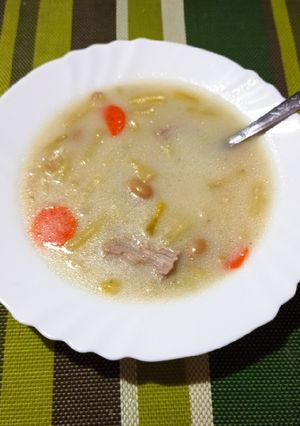Zöldpaszuly leves recept fotója
