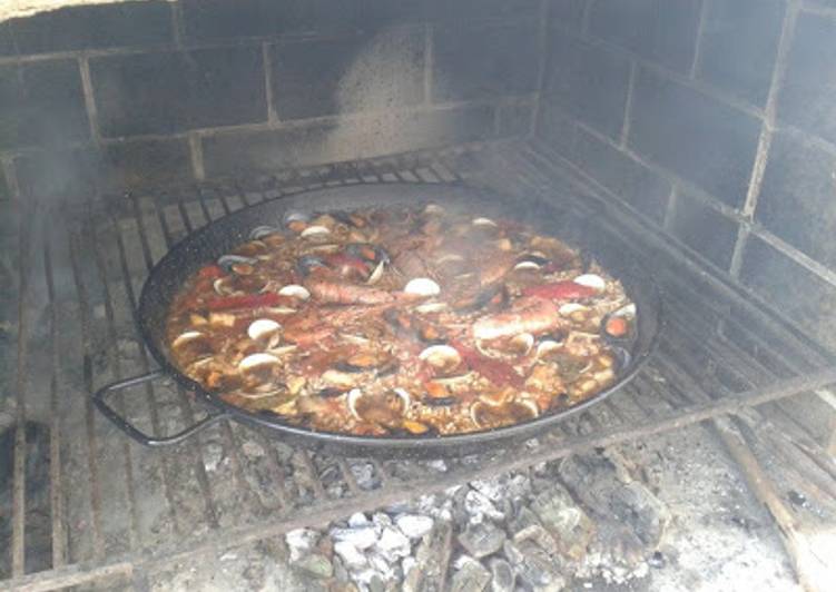 Paella de marisco