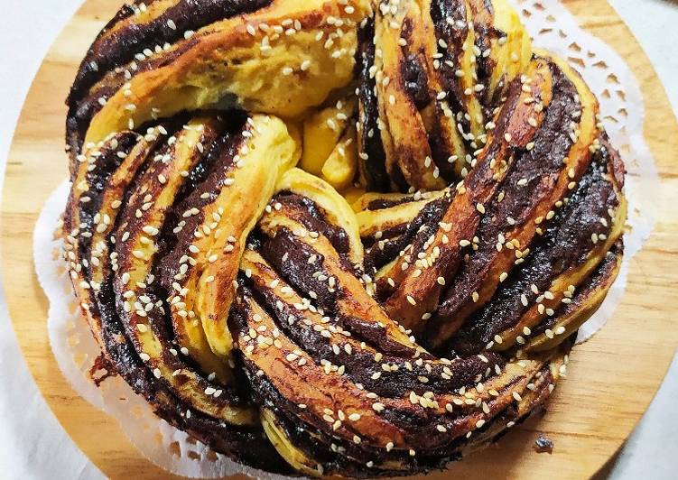 Roti Babka Coklat Wijen