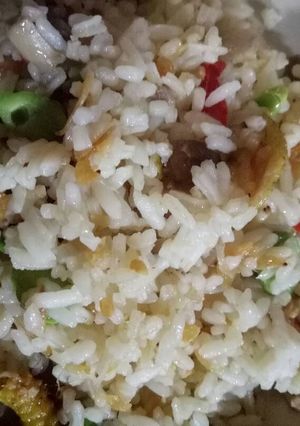 Foto resep Nasi goreng pete, ebi, ayam enak lezat