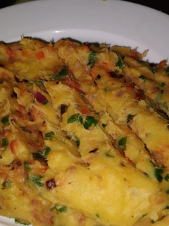 A picture of Pan fried Matoke.