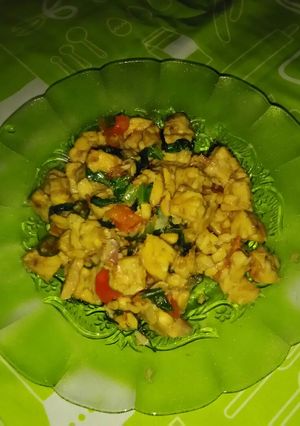 Foto resep Oseng tempe dan sawi non msg