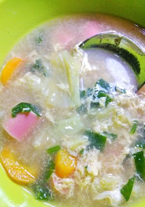 Foto resep Sop telur sosis