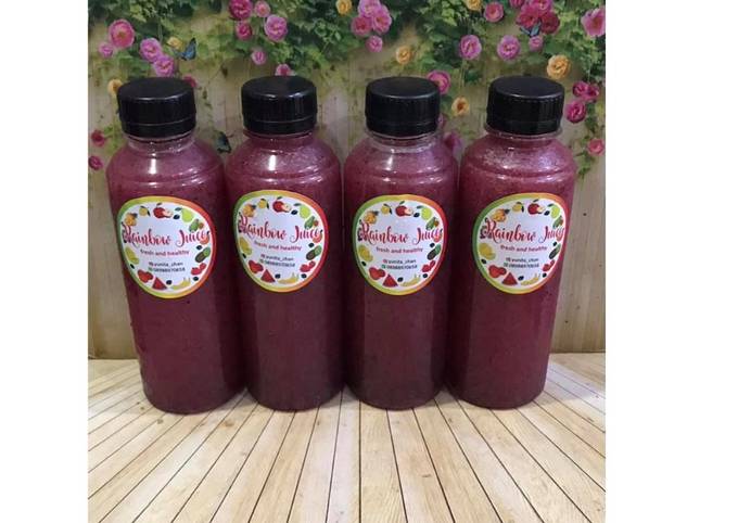 Resep Diet Juice Cranberry Blueberry Jambu Kristal Pear Orange Melon yang Enak