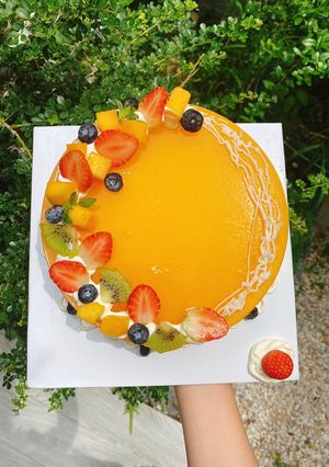 Hình của món Chéecake Chanh dây.