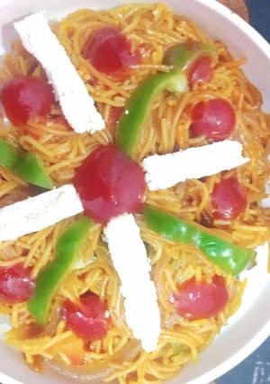 वेजिटेबल सेवियां (vegetable seviyan recipe in hindi) रेसिपी मुख्य फोटो