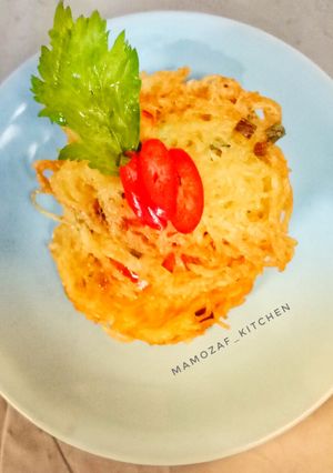 Foto resep Egg Dumpling / Bihun Goreng