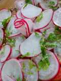 Ensalada de rabanito y tomate