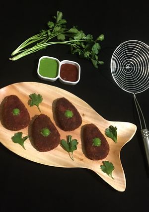 A picture of Vegetable Cutlets.