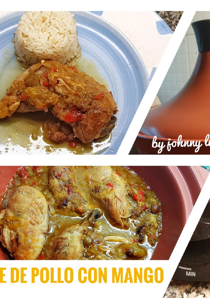 Una foto de Tajine de pollo con Mango