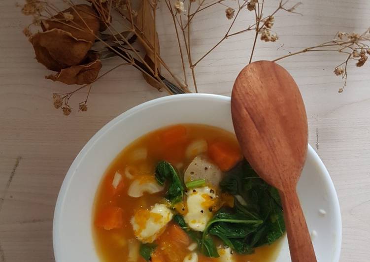 Resep Cheesy Pumpkin Soup (Sup Labu Parang Keju) Yang Renyah