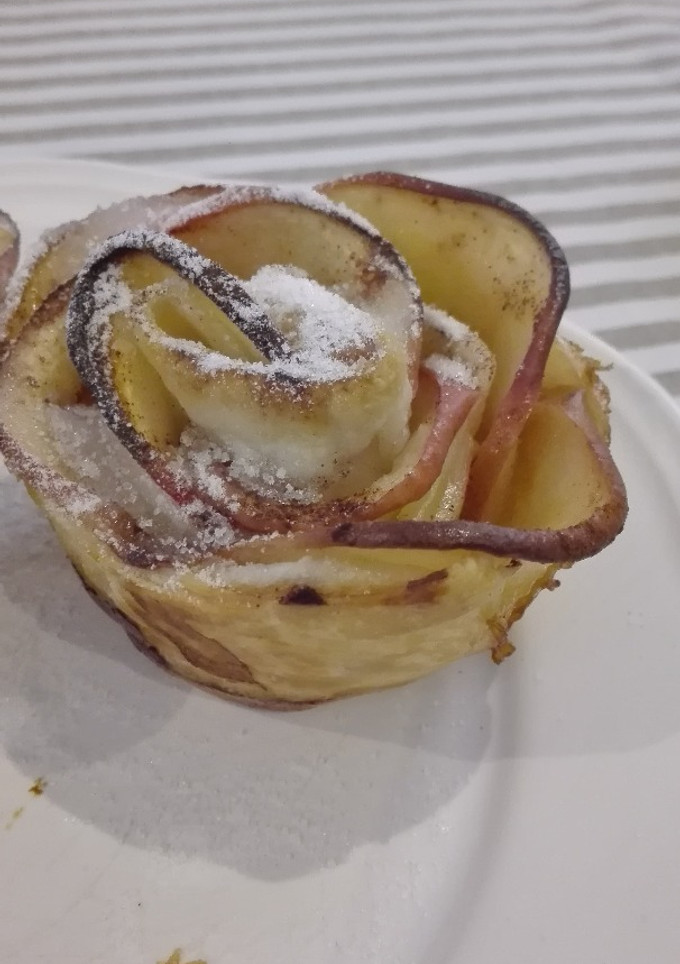 Una foto de Rosa de manzana