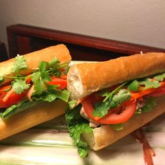 A picture of Tuna Salad Sandwich à la Vietnamese.