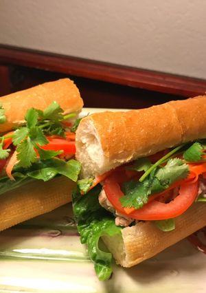 A picture of Tuna Salad Sandwich à la Vietnamese.