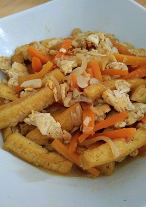 Foto resep Tumis Telor Tahu Wortel Simple