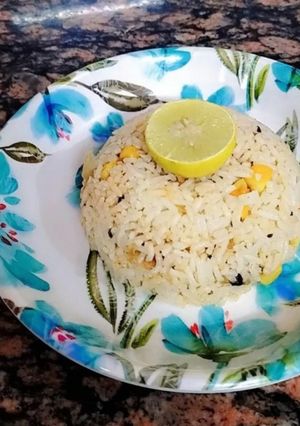 A picture of Corn Pulao.