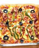 Capsicum Lasagna In Air Fryer
