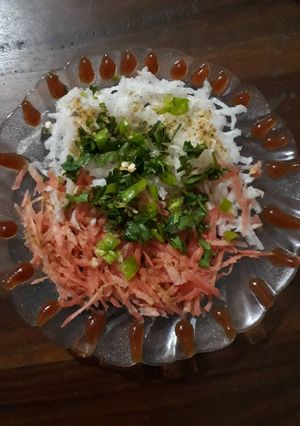 A picture of Gajar Mooli Lachcha.