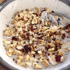 A picture of Hazelnut & Coconut Chia Pudding (Low-Carb/ Keto).