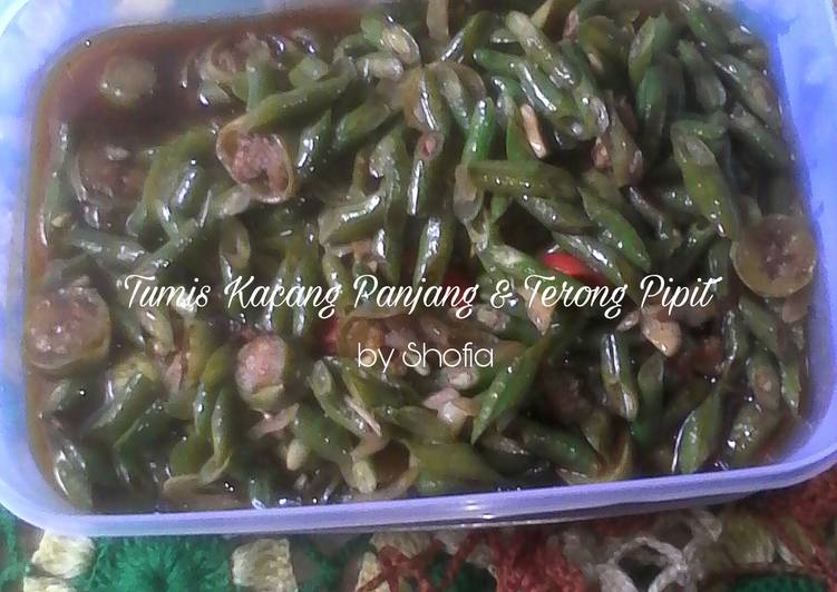 Tumis Kacang Panjang & Terong Pipit