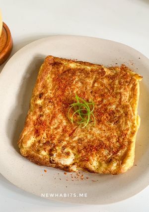 Foto resep Telur dadar sawi putih | menu diet | 189 kcal