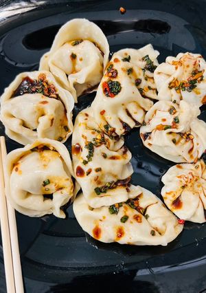 A picture of Chicken dumplings.