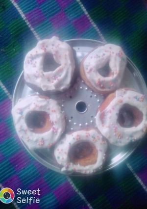 Una foto de Donas 🍩🍩🍩caseras a mi manera