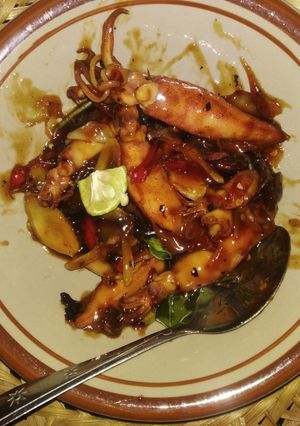 Foto resep Asin Cumi Gula Asem