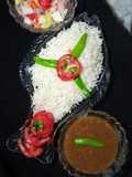 Khatte Masar with boiled rice 🍽