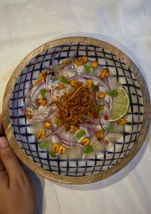 Una foto de Ceviche peruano