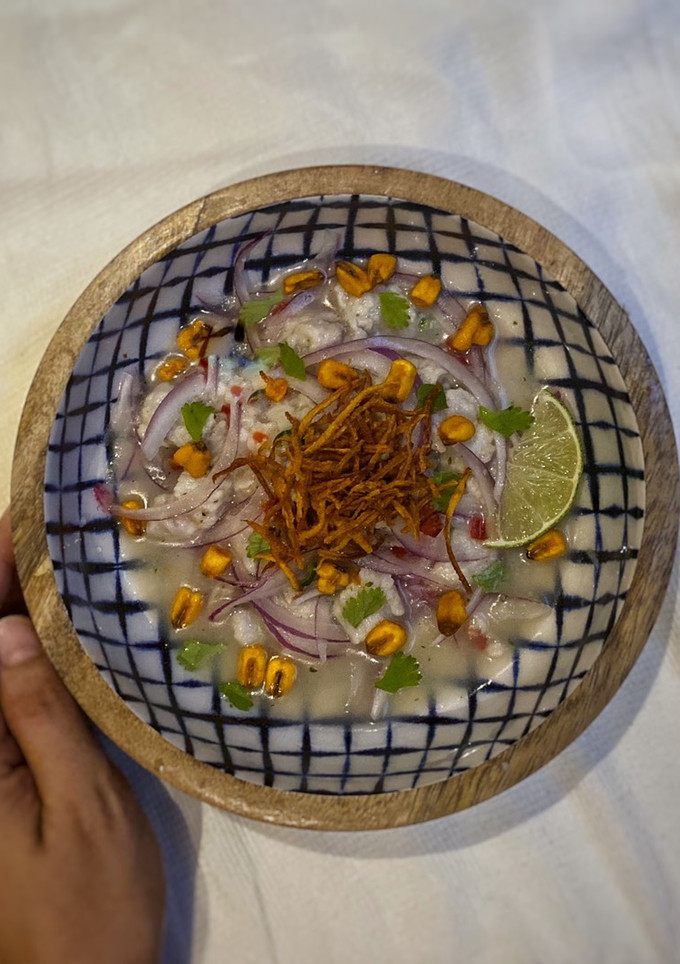 Una foto de Ceviche peruano