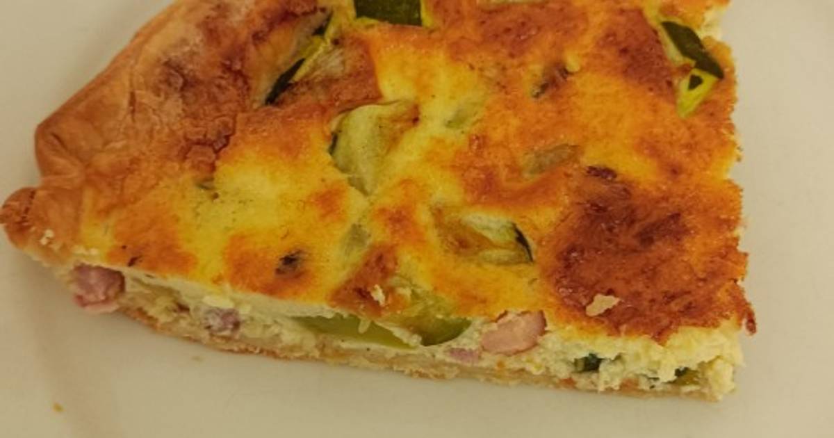 Quiche lardons courgette de Patiss&Croq Cookpad