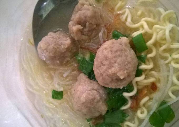 Bakso Sapi kuah empuk (home made)