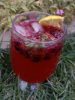 A picture of Cherry Mojito 🍒🍷🍹.