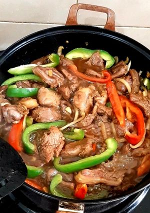 Foto resep Daging Tumis Paprika