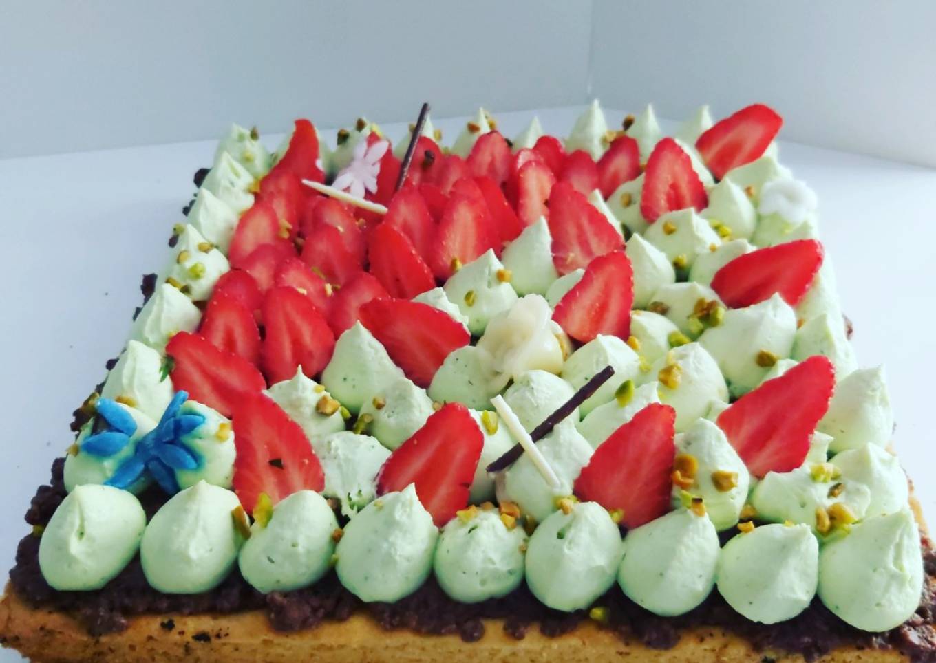 Tarte Pistache/Fraise