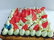 Une photo de mascarpone pistache