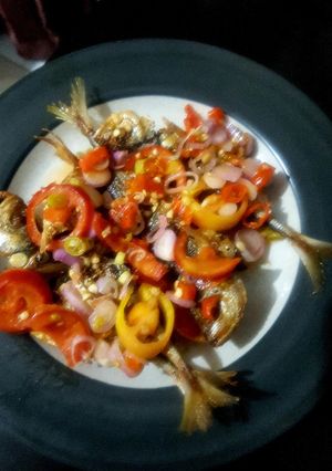 Foto resep Selar goreng sambal matah
