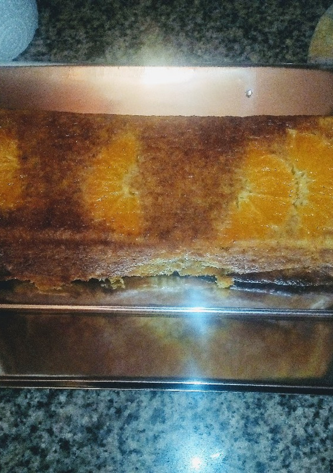 Una foto de Bizcocho de yogurt y naranja