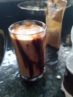 A picture of Chocolate milk shake.