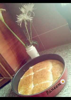 صورة لوصفة بسبوسة بالقشطة