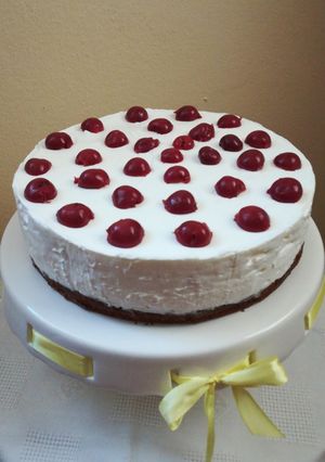 Joghurtos-meggyes torta recept fotója