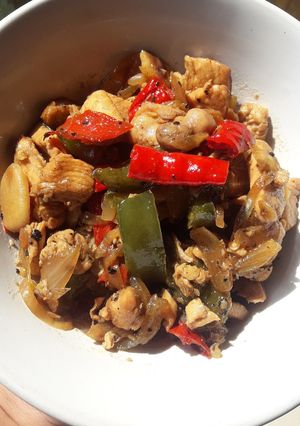 Foto resep Ayam Lada Hitam
